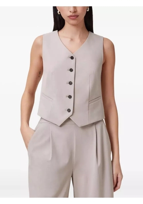 AllSaints Aleida waistcoat - Neutrals
