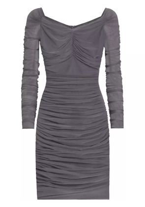 Dolce & Gabbana ruched mini dress - Grey