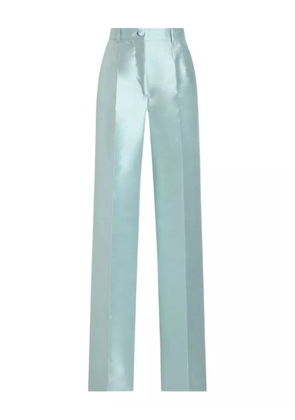 Dolce & Gabbana Shantung silk trousers - Blue