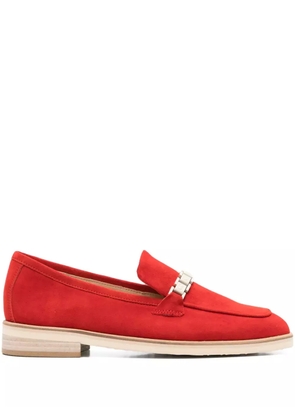 Casadei chain-detail loafers - Red
