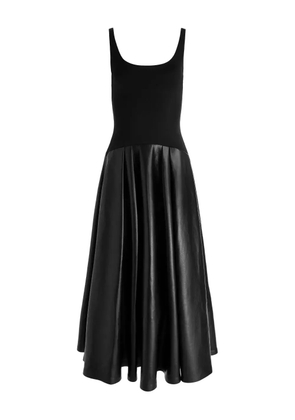 alice + olivia Adley drop-waist midi dress - Black