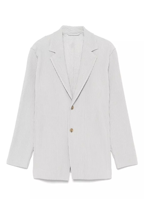 Homme Plissé Issey Miyake plissé-effect blazer - Grey