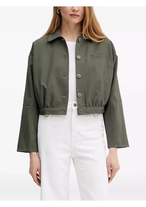 GUESS USA button-fastening cinched jacket - Green
