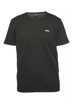 BOSS Pre-Owned logo-embroidered T-shirt - Black