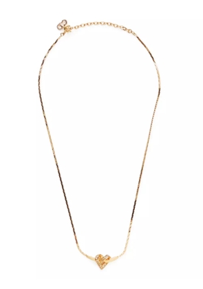 Christian Dior Pre-Owned 1990-2015 heart-charm necklace - Gold
