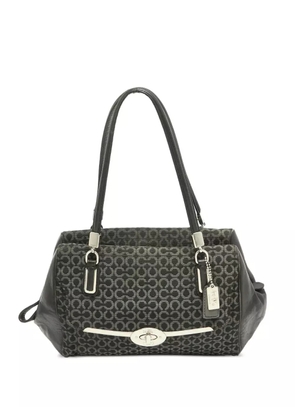 Coach Vintage 2023 pre-owned monogram satchel bag - Black