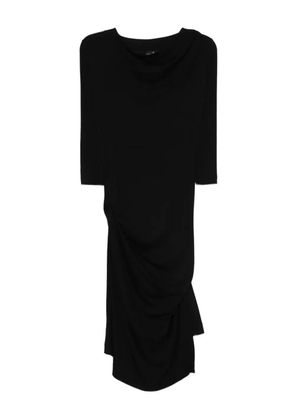 Vivienne Westwood Pre-Owned 2014 draped asymmetrical dress - Black