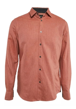 BOSS pre-owned cotton-cashmere shirt - Orange
