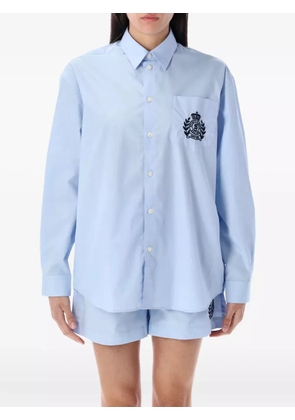 Sporty & Rich H&W Crest shirt - Blue