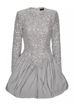 ROTATE BIRGER CHRISTENSEN sequin-embellished bubble mini dress - Grey