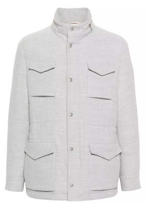Eleventy Field wool jacket - Grey