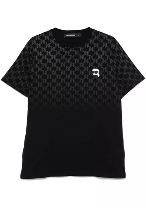Karl Lagerfeld KL monogram T-shirt - Black
