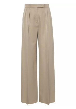 Max Mara pleated wide-leg trousers - Neutrals