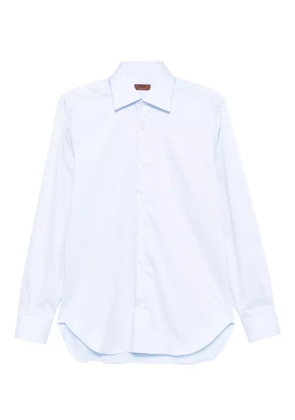 Barba long-sleeve button-up shirt - Blue
