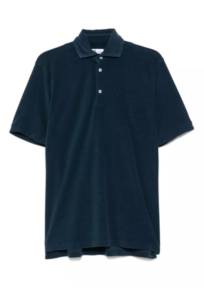 Doppiaa terry-cloth polo shirt - Blue