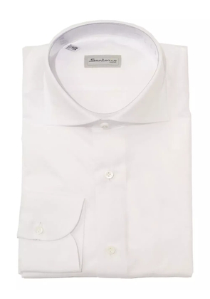 SARTORIO NAPOLI cotton poplin shirt - White