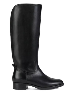 Geox Felicity knee-high leather boots - Black