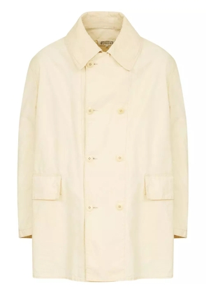 Maison Margiela cotton double-breasted jacket - Neutrals