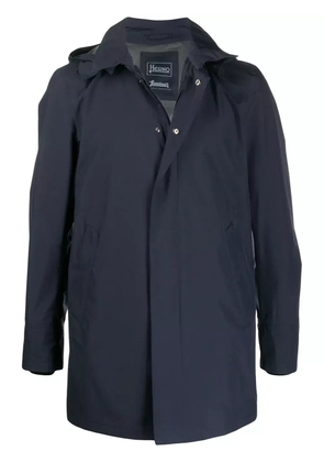 Herno hooded raincoat - Blue