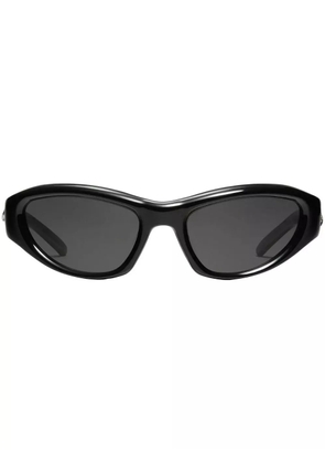 Gentle Monster biker-style frame sunglasses - Black