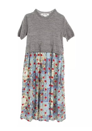 Comme Des Garçons Pre-Owned 2010s wool-silk dress - Grey
