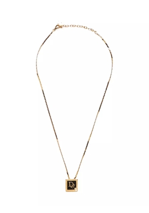 Christian Dior Pre-Owned 1990-2015 rhinestone-embellished necklace - Gold