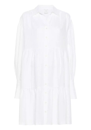 Eleventy tiered linen mini dress - Neutrals