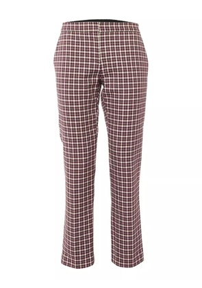 Burberry Pre-Owned checked trousers - Red