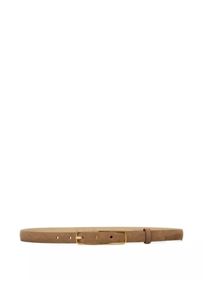 Poche Paris suede belt - Neutrals