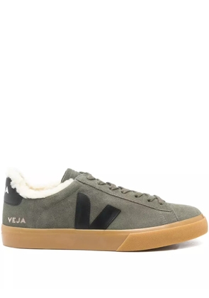 VEJA Campo Winter suede panelled sneakers - Green