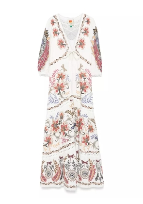 FARM Rio Boho Glam maxi dress - White