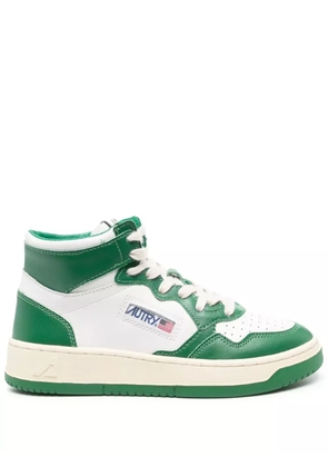Autry high-top lace-up leather sneakers - White