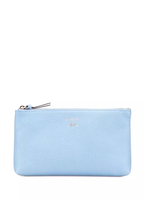 Gucci Pre-Owned 2016-2025 Large Dollar Calfskin Swing pouch - Blue