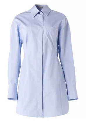 Stella McCartney cotton-poplin shirt dress - Blue