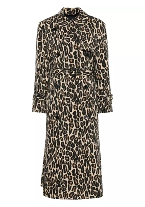 Theory leopard trench coat - Neutrals