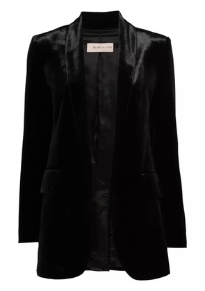 Blanca Vita Guarana velvet blazer - Black