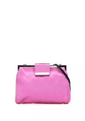 Miu Miu Pre-Owned 1993-2000 Satin Clasp Clutch on Strap shoulder bag - Pink