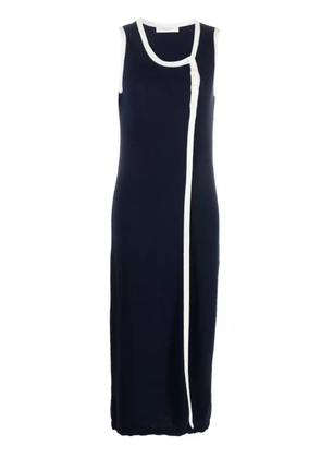 Giuliva Heritage Lisa cotton-blend midi dress - Blue