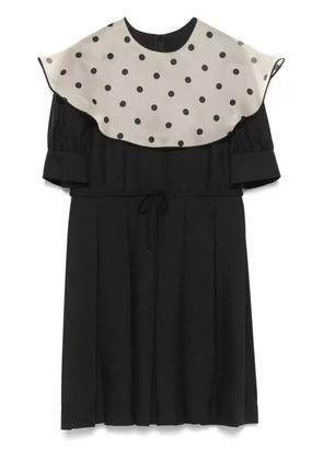Valentino Garavani polka dot-print mini dress - Black