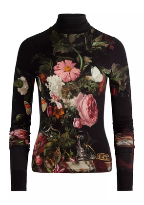 alice + olivia Delaina long-sleeve turtleneck top - Black