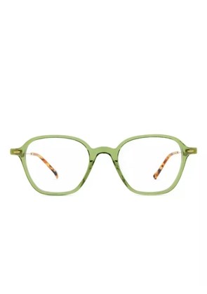 Eyepetizer Quatorze square-frame glasses - Green