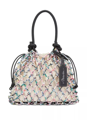 3.1 Phillip Lim Sac net-pattern drawstring tote bag - Neutrals