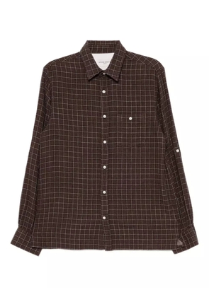 Officine Generale Younes Gaze shirt - Brown