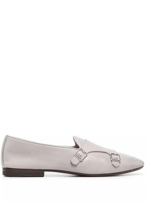 Henderson Baracco buckle-detail leather loafers - Grey