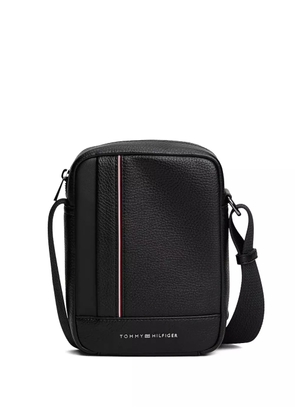 Tommy Hilfiger stripe messenger bag - Black