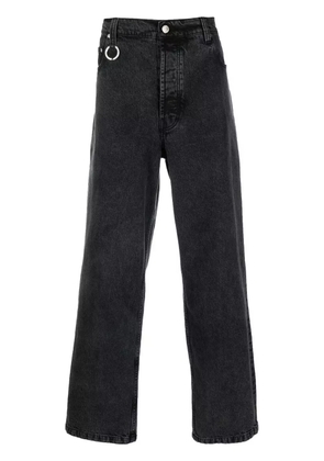 Études Studio mid-rise straight-leg jeans - Black