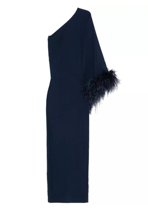 Taller Marmo Feathered Eternity maxi dress - Blue