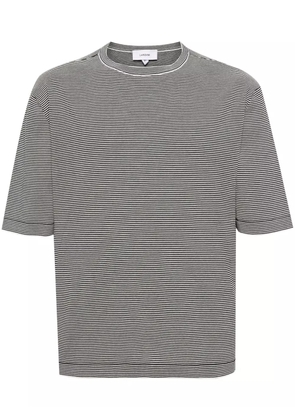 Lardini striped cotton T-shirt - White