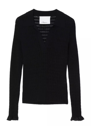 3.1 Phillip Lim ribbed-knit sweater - Black