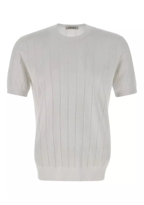 Kangra ribbed short-sleeve T-shirt - White